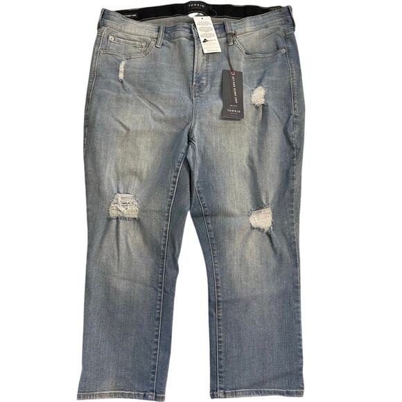 Torrid Denim - Torrid NWT Sky High Skinny Crop Jeans